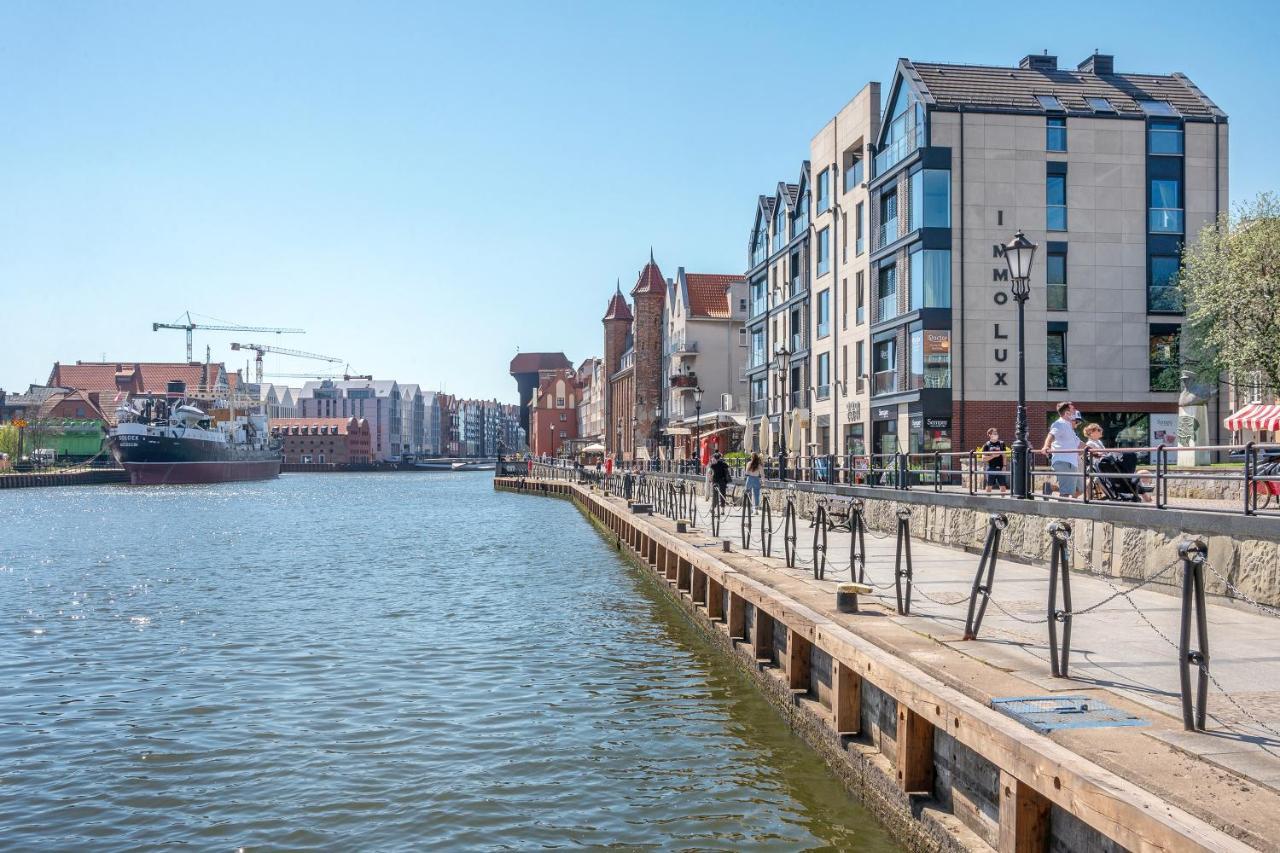 Symfonia Amazing River View Apartment By Downtown Apartments Gdansk Ngoại thất bức ảnh